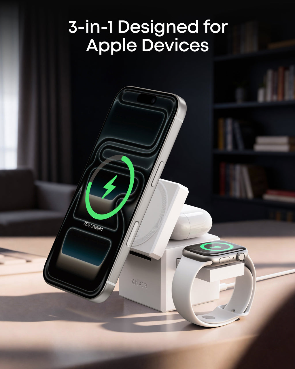 Anker 3-in-1 Cube with Qi2